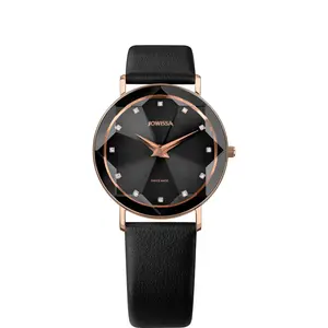 Jowissa Facet Swiss Ladies Watch J5.606.L Black/Rose
