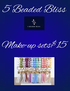 Makeup brush set of 5- These are for the fancy gals applying their foundation and shadows