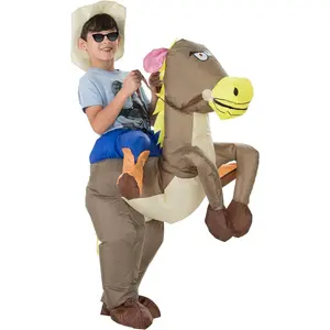 X-CPA03   Inflatable Costume Adult&Kid Ride On Halloween Costume Blow Up Costume for Parties Cosplay Christmas Birthday