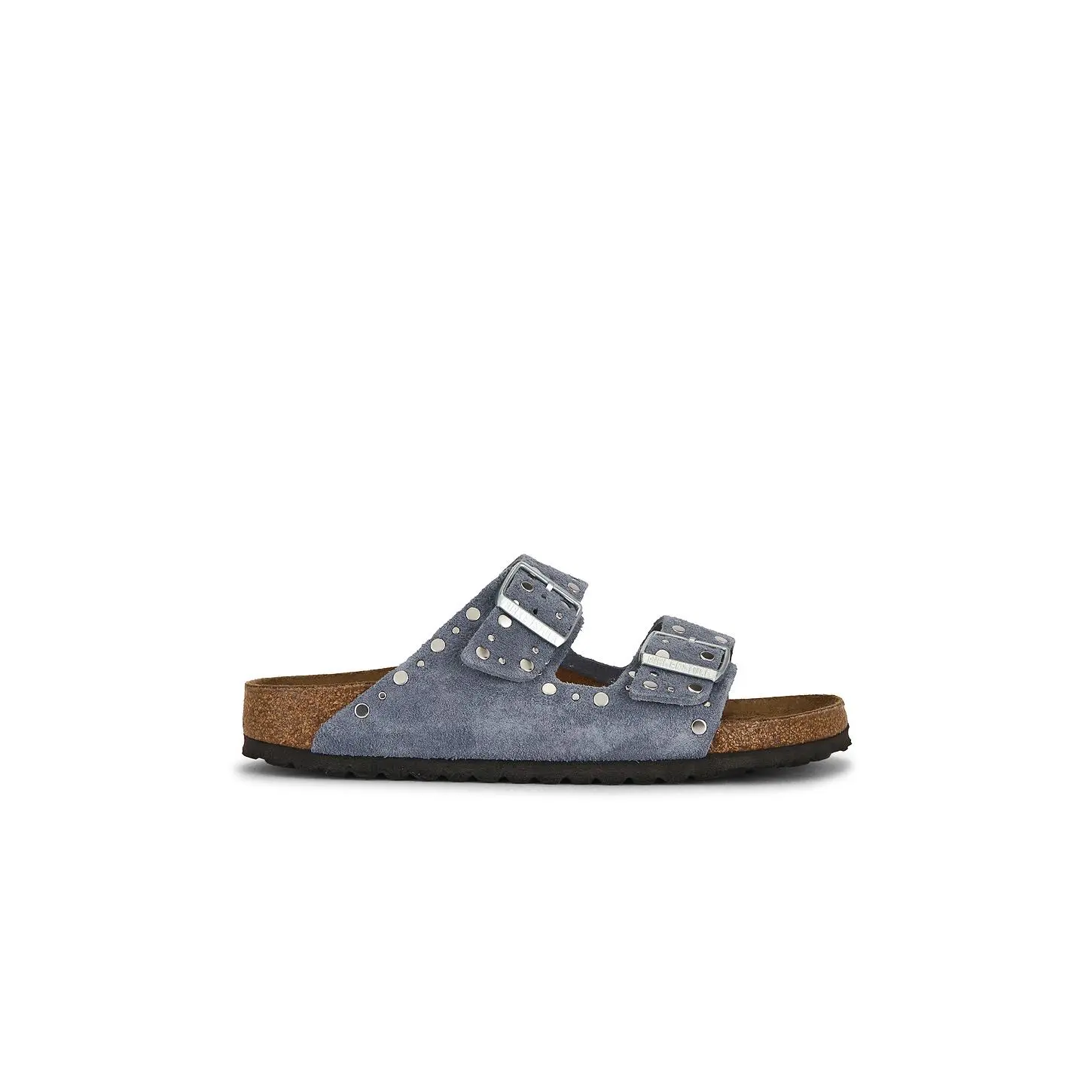 BIRKENSTOCK Arizona Rivets Sandal in Stone Blue BIRKENSTOCK Arizona Rivets Sandal in Stone Blue