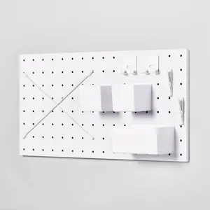 13" x 26" Pegboard Set White - Brightroom