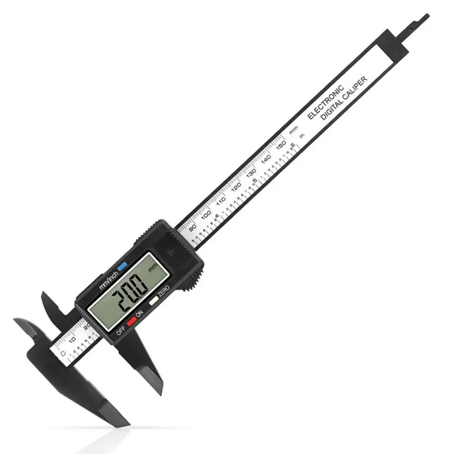 Electronic Digital Caliper Portable Stainless Steel High Precision Measuring Industrial Gauge 0-150mm Measuring Instrument, Durable Measurement Tool for Professionals