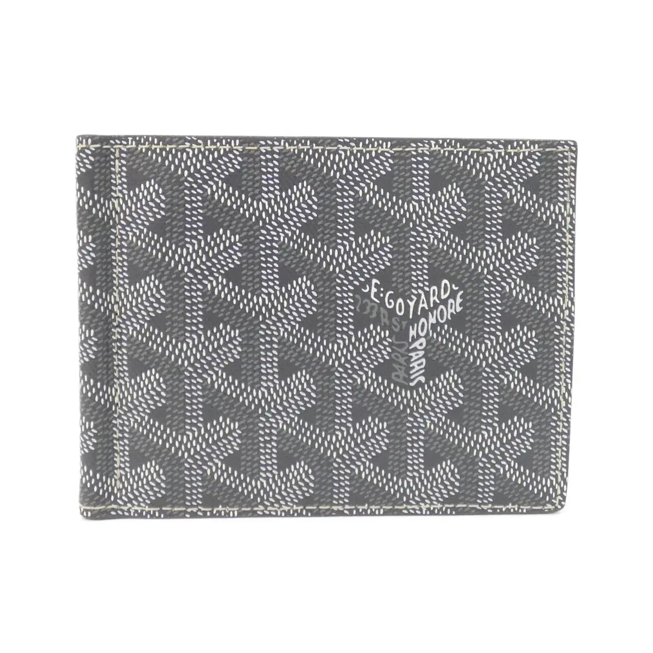Pre-owned Goyard Canvas Small Leather Goods Saint Thomas Coated Billfold