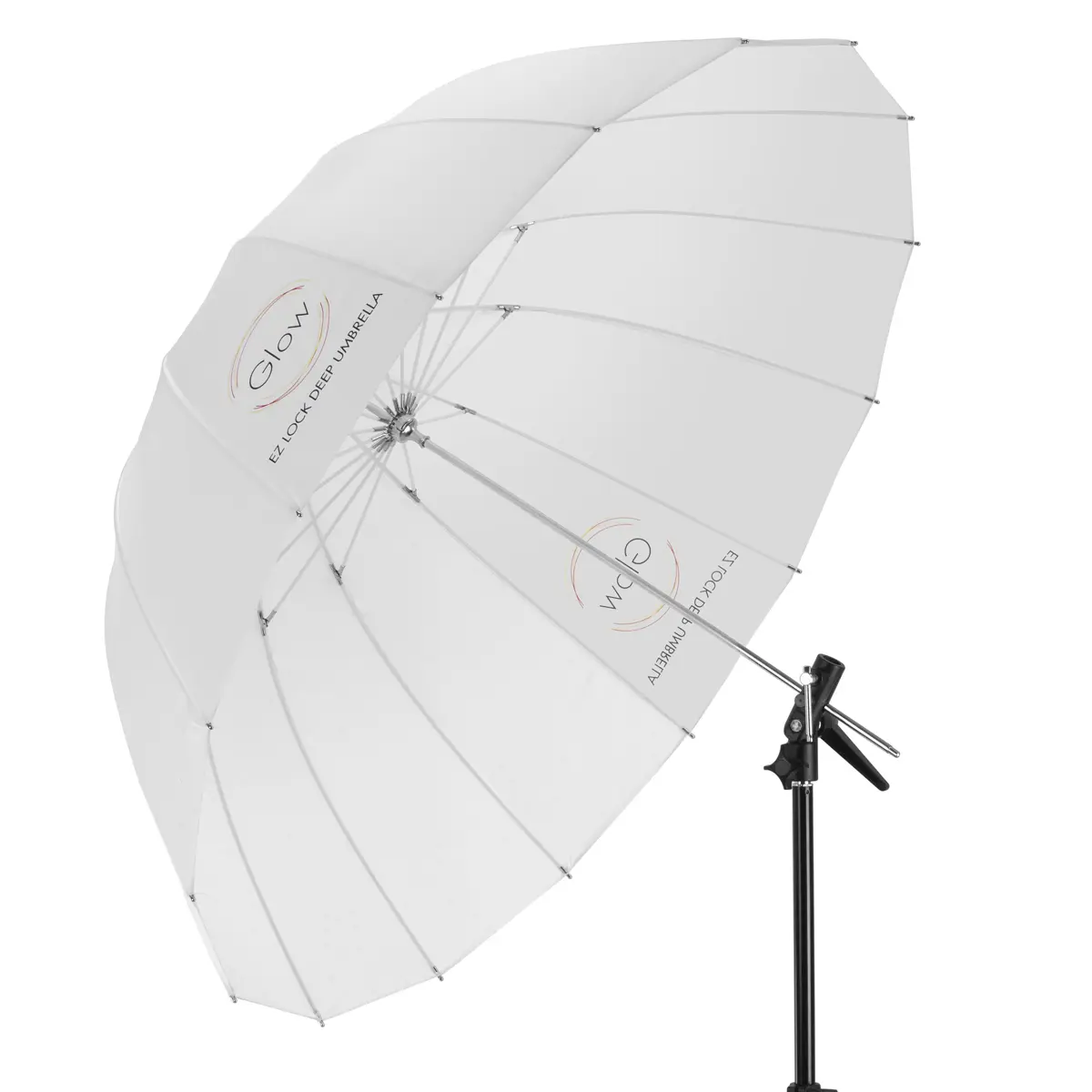 Glow 41" Light Easy-Lock Medium Deep Translucent Fiberglass Camera Umbrella for Photography Accessories