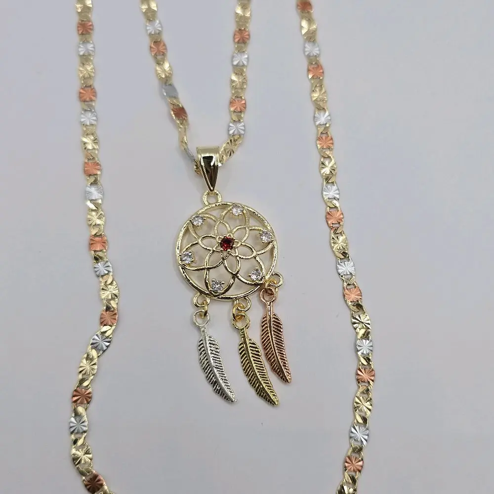 Dreams Catcher  beautiful necklace gold-plated three colors fashion 22"inches