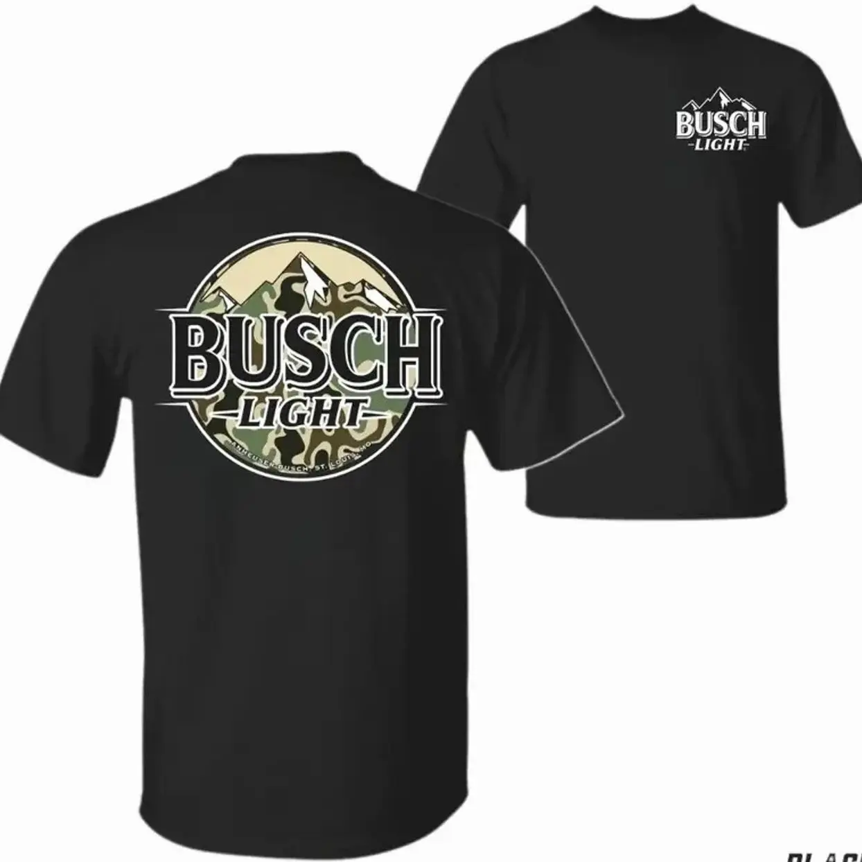 Classic Busch Light Beer Camo T-Shirt, Beer Shirt, Lover Beer Tee Fashion Top Casual Tee for Men & Women Made in USA Menswear