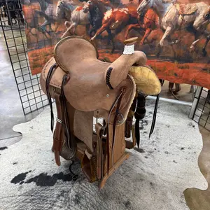 Triple T Leather Ranch Saddle, 16.5" Seat
