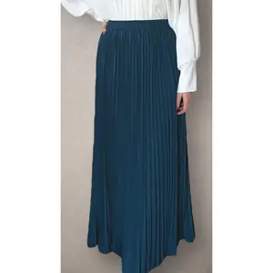 Pleated Skirt Blue