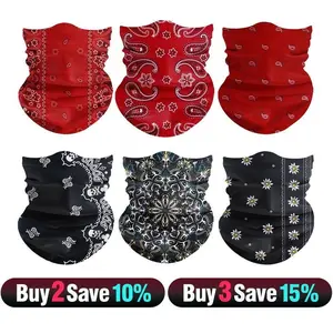 6Pcs Spring Warmth Windproof Neck Gaiter Set Unisex Face Mask, Seamless Bandana & Multi-Use Headwear | Ideal for Biking, Fishing, Climbing & Outdoor Sports TikTokShop Balaclava Tactical Camo, Full Balaclava, Ski Sun Visor Cap Breathable UV Protection tikt