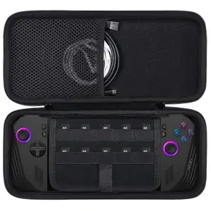 Aenllosi for ASUS ROG Xbox Ally/Xbox Ally X/ROG Ally X/Rog Ally 7 inch 120Hz Hard Case, Organizer for AMD Z2 Extreme Processor Game Console, Black (Case Only)