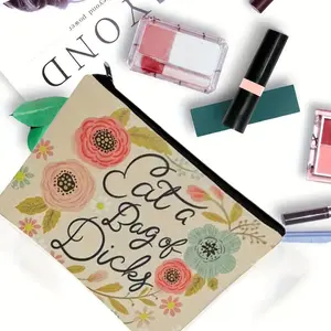 Storage Bag with Floral Pattern, Odor-Resistant Lightweight Multi-functional Fashion Makeup Bag, Casual Travel Makeup Portable, Cosmetic Organizer Storage Bag