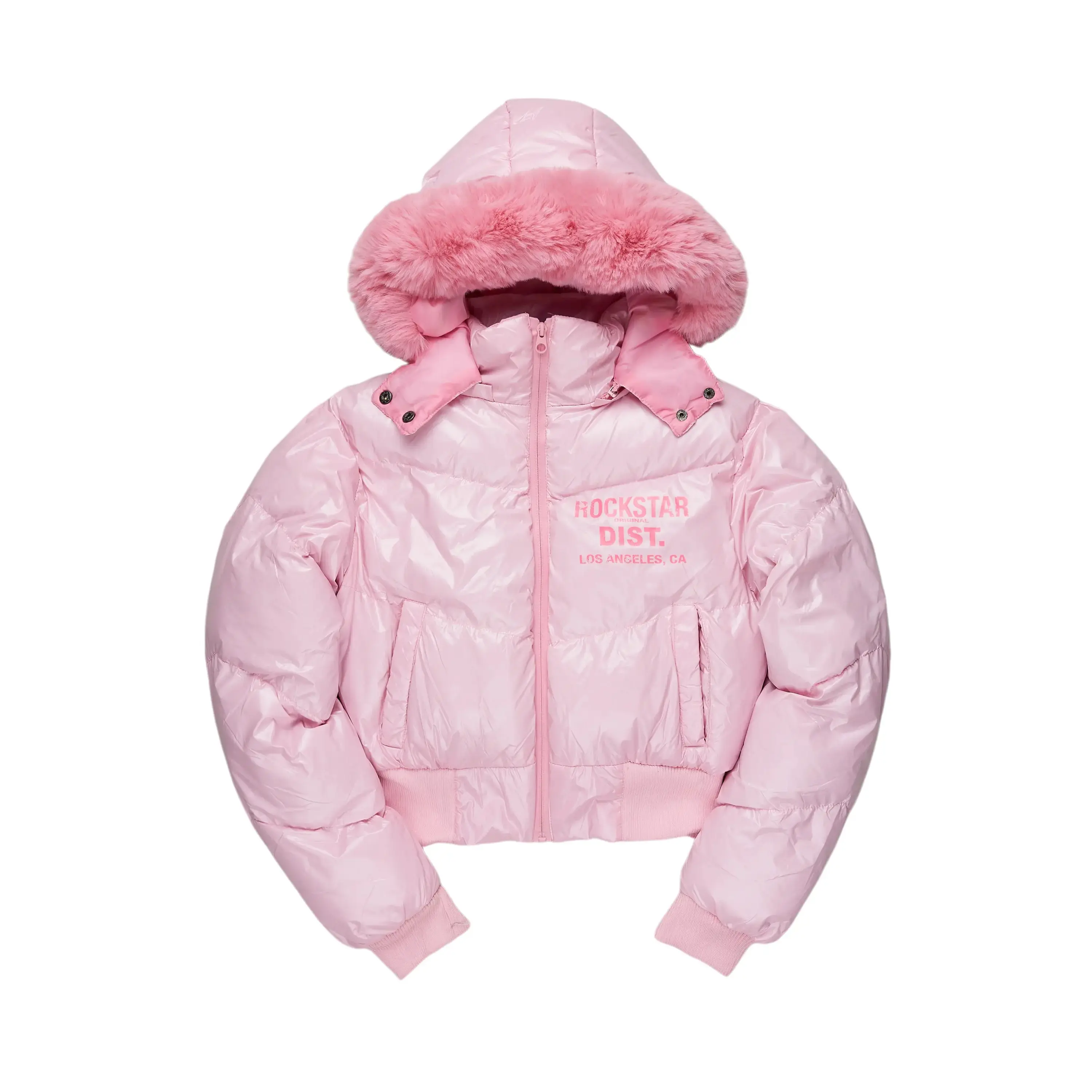 Moncia Pink Puffer Jacket Moncia Pink Puffer Jacket