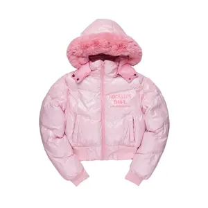 Moncia Pink Puffer Jacket