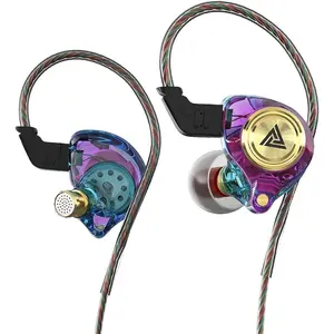 2026 QKZ AK3 Portable Wired In-Ear Earphone, Wired Headphones With Mic, HiFi Subwoofer Noise Cancelling Wired Earphones for Game Sports, 3D Stereo Sound Headphones For Gym & Sports & Game, earbuds gaming headset gaming earbuds monitor