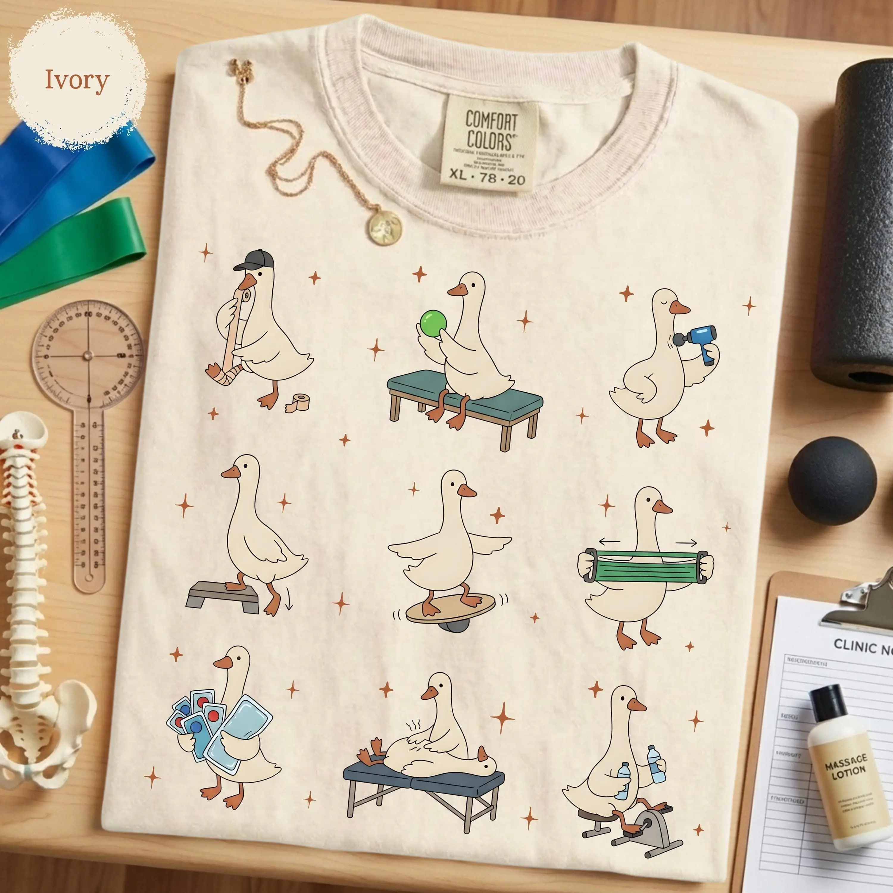 Physical Therapist Silly Goose Shirt Movement & Physiotherapy Gift, Physical Therapy Shirt, PT PTA Goose Tee, Rehab Staff Gift