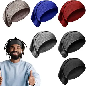 Spandex Dreadlock Cap 6 Pcs Dreadlock Tube Bands Unisex Men Women Elastic Hair Dreads Head Wraps Headbands Dreads Accessories