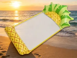 Fruit Inflatable Pool Hammock | Comfortable Mesh Water Float with Free Hand Pump, for Beach & Pool