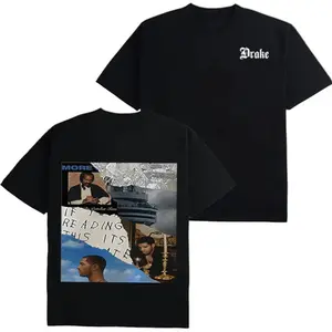 Drake Music Album Cover Graphic Hoodie & Sweatshirt & T-shirt, Unisex Vintage Y2K Hip Hop Sweatshirt Pullover, Music Tour Fan Gift