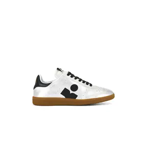 Isabel Marant Kaycee Sneaker in Silver & Black
