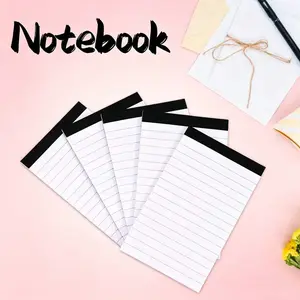 5 Packs Small Pocket Notebooks, 3x5" Lined Mini Notebooks, 30 Sheets 80gsm Paper Each
