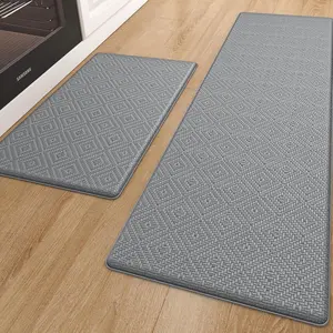 LUMIRUGS Kitchen Mats for Floor Cushioned Anti Fatigue, Non-Slip Kitchen Floor Mats in Front of Sink, Foam Padded Comfortable Kitchen Mats