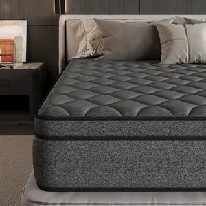 Mattress in aBox,Foam Innerspring Mattresses for BodySupportive & Pressure Relief, Medium Firm FeelFull/Queen/king size, 10/12/14inch