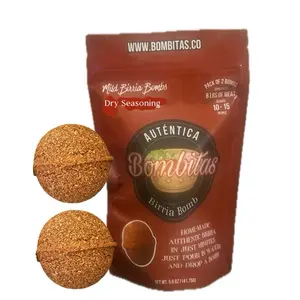 Birria Bombs 2 pack by Bombitas Seasoning Spice Bomb Flavor Birria Taco EZ Mix Instant Easy Birria Make Birria with just one Bomb Authentic Mexican bombz crockpot spice mix perfect spice real chile slow cooker instant pot dry spice birriabombs dried beans