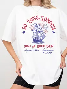 Add Tank Top (Comma) So Long London 4th of July One Side Shirt, Fourth Of July Shirt, July 4th Shirt