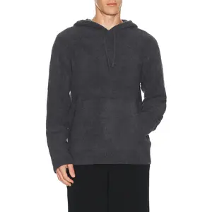 Barefoot Dreams CozyChic Pullover Hoodie in Slate Blue