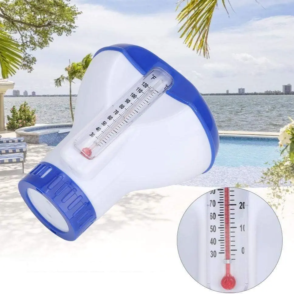 Floating Pool Chlorine Dispenser, Adjustable Chlorine Tablet Dispenser with Flow Vents for Swimming Pools, Hot Tubs, Spas, for Inflatable Swimming Pool, Pool Maintenance, Pool Accessories, Pool Supplies
