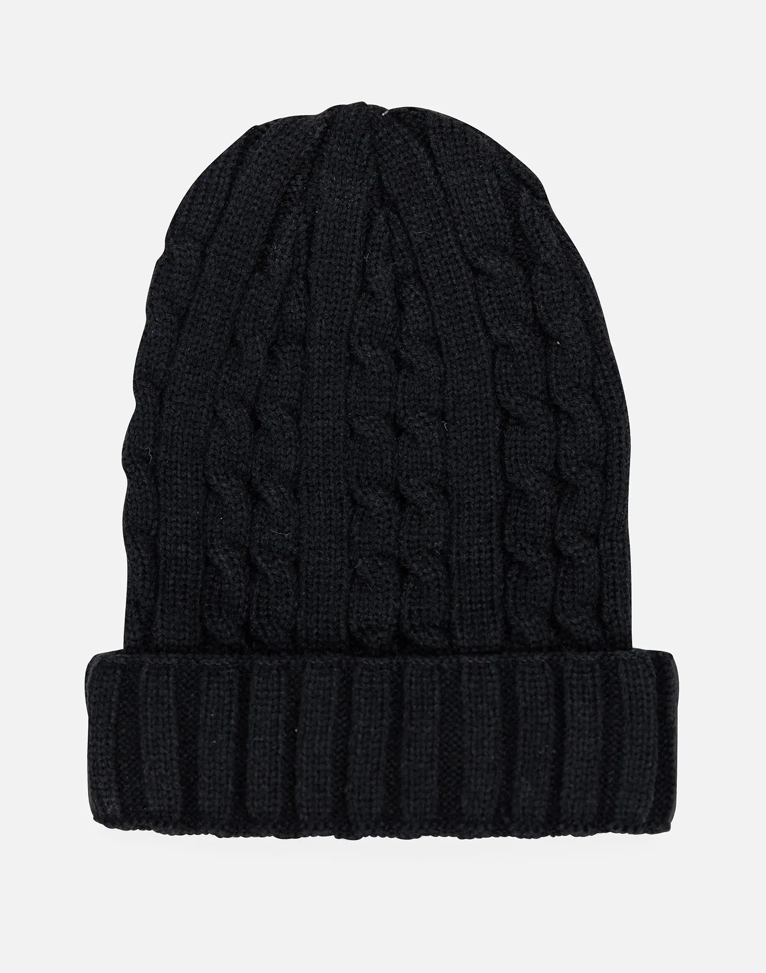 Mens Kim And Bae Cable Cuff Beanie