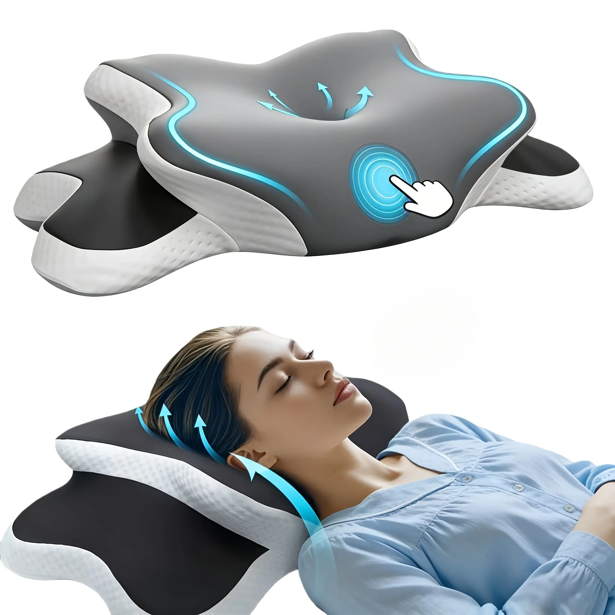 Valentine's Day Gift Pillow, Perfect for Side, Back, and Stomach Sleepers, Medium Firmness, Gentle Cervical Comfort