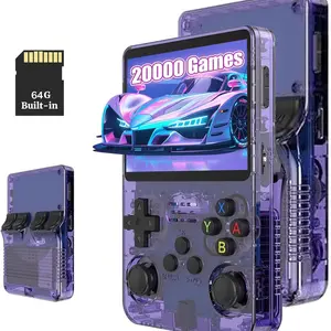 R36s Retro Video Handheld Game Console, Portable Pocket Gaming Device, 64GB Memory, Linux System, 3.5 Inch IPS Screen, 3500mah Battery