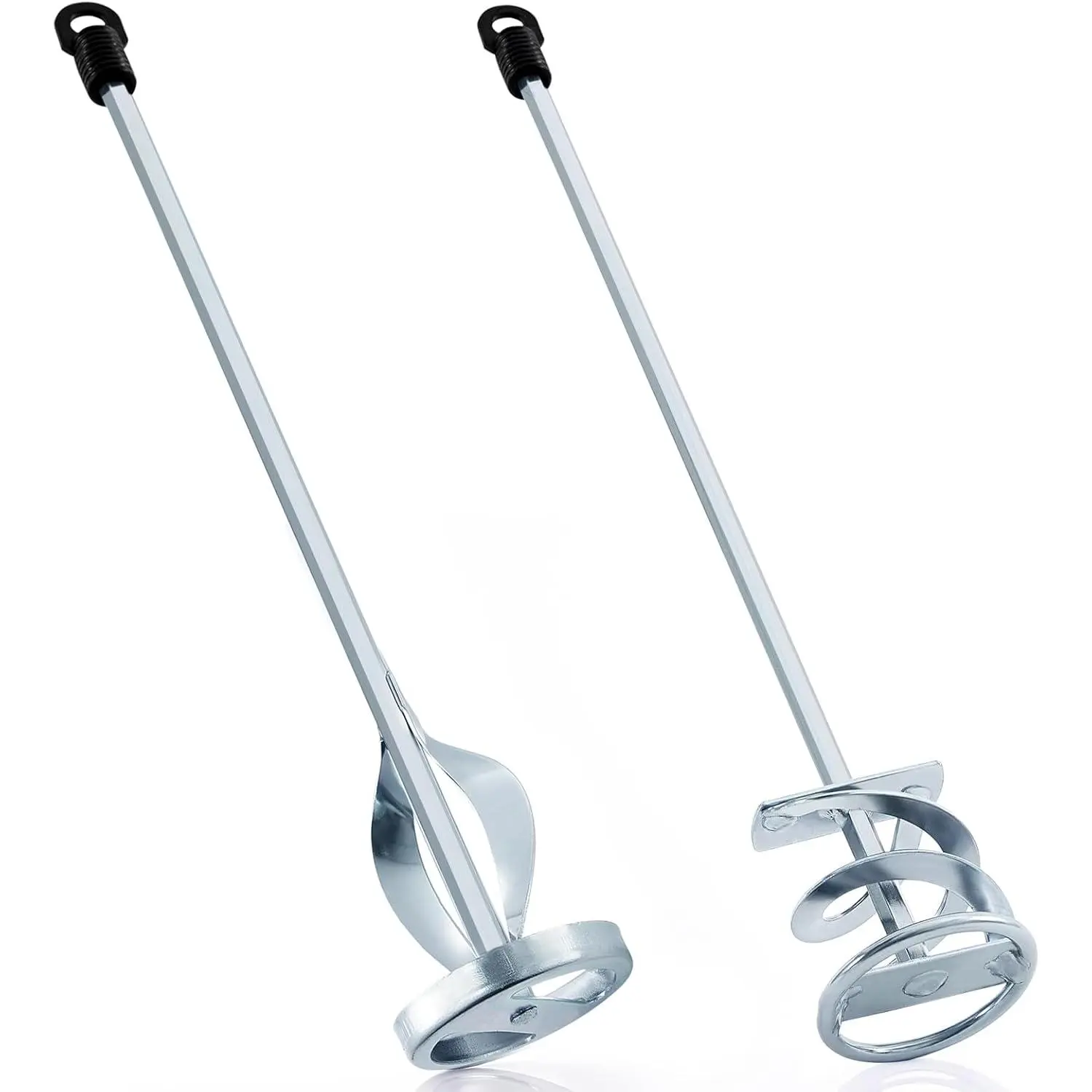 Set of 2  Mixer for Drill Painting Mixer Stirrer Drill Attachment, 15.7" Mixing Paddles and 2.3" Mixing Impeller, Mix 1 to 3 Gallons of , , Concrete, and