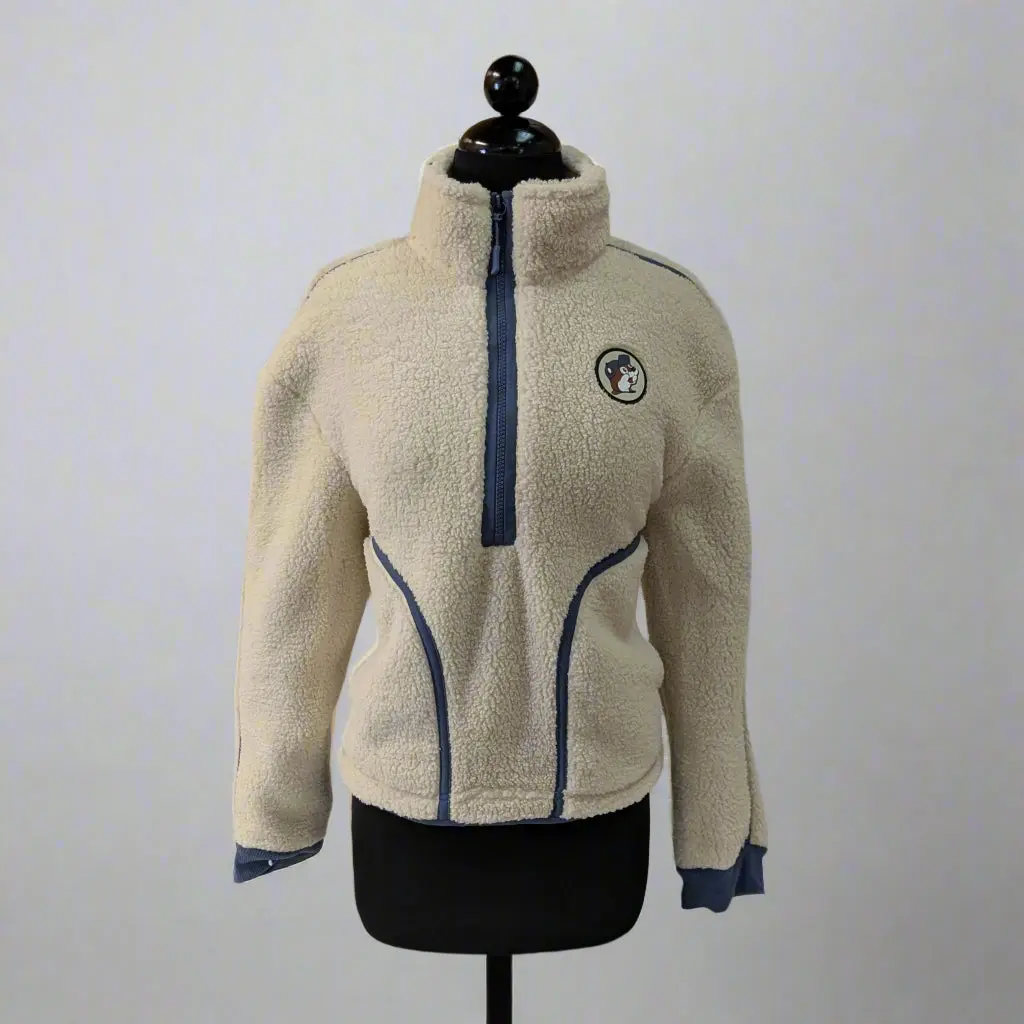 Buc-ee’s Sherpa Jacket | Cozy Half-Zip Fleece Pullover