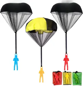Stocking Stuffers for Kids Parachute Toys: Outdoor Toys, Birthday for Teenagers, Valentines Day Gifts for Kids Easter Basket Stuffers, Tangle Free Outdoor Flying Parachute Boys Idea