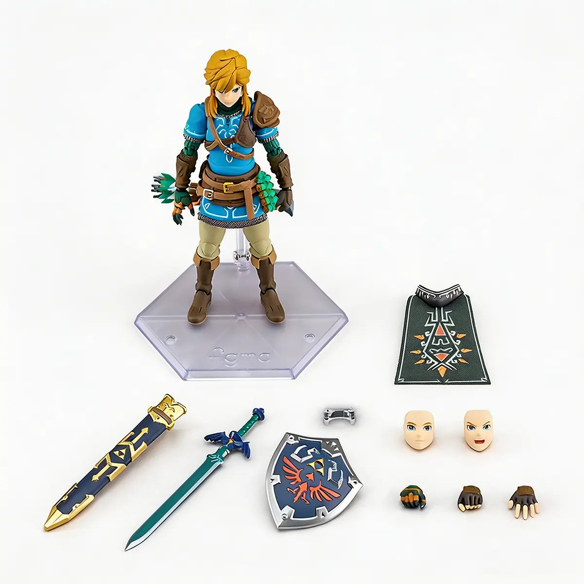 Figma 626 Link & 626-DX Link Action Figures, 2 Separately Sold SKUs (Standard & Deluxe Versions), Fully Articulated PVC Character Model, Interchangeable Faces, Extra Weapon Accessories, Collectible Desktop Display Toy Gift, Action Figure, Adult Collectibl