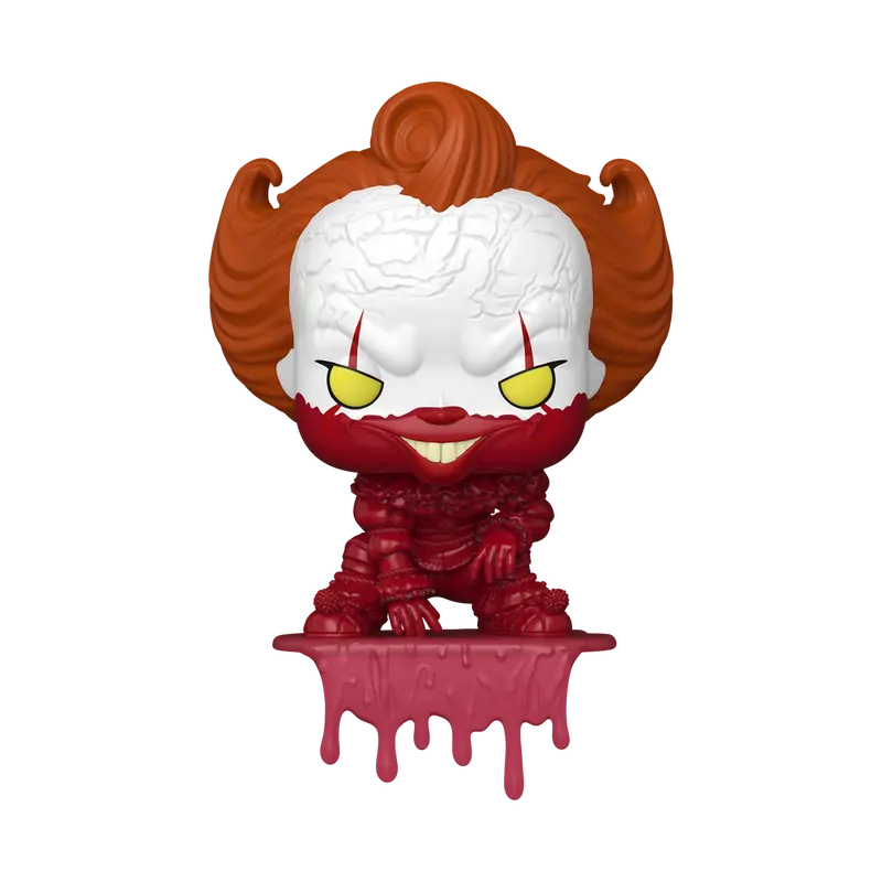 Funko Pop! IT: Welcome to Derry – Bloody Pennywise (Shelf Sitter) #1866 (Entertainment Earth Exclusive)