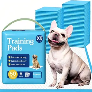 50Pcs Disposable Dog Training Pads，Disposable pee pads，puppy training pads，Dog pads，pet training pads, Absorbent Liner Pads, , Fast-Absorbing Core, Soft Skin-Friendly pad, Waterproof Absorbent Pads Surface for Pet Lovers