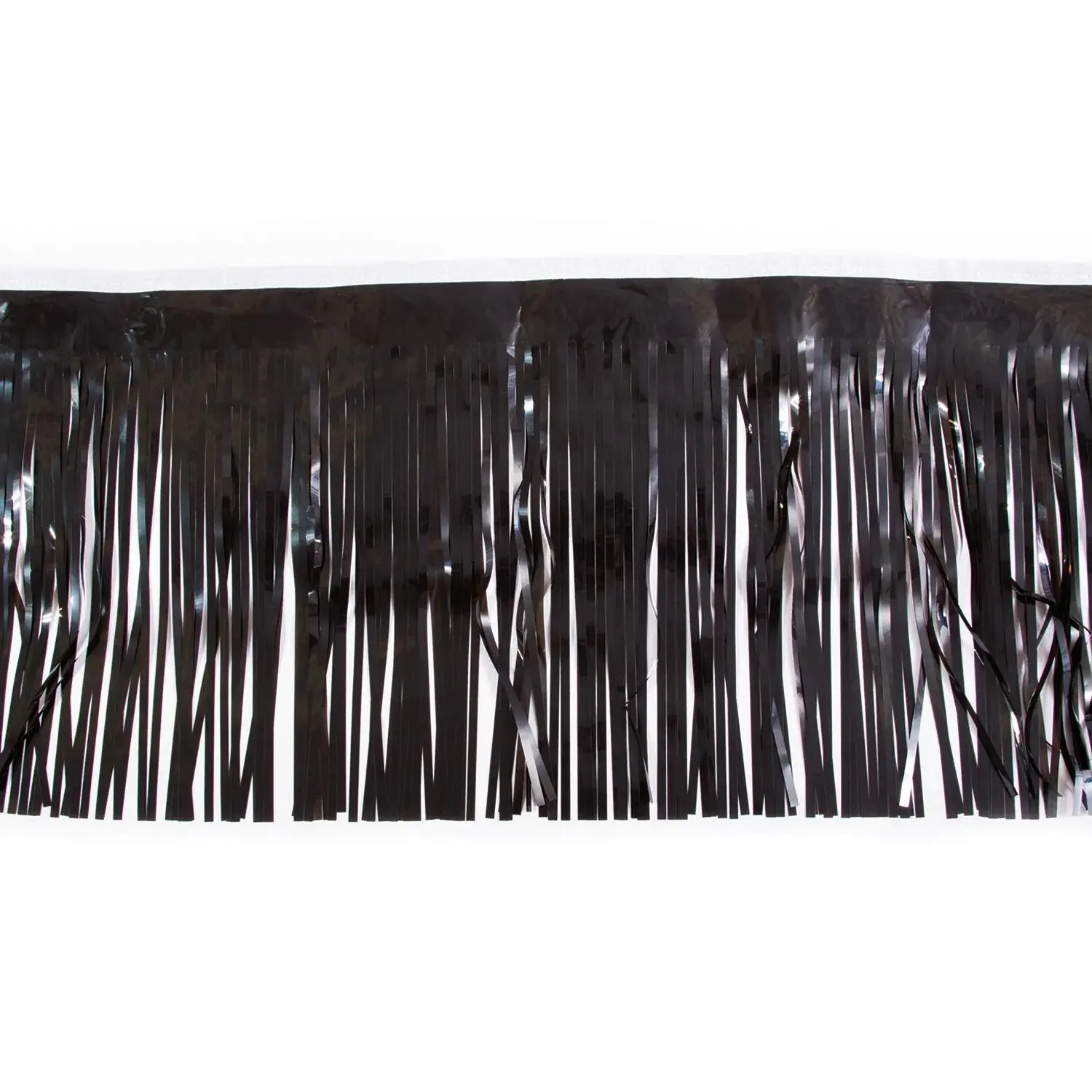 Fun Express 10 ft. x 15" Black Vinyl Fringe Float & Table Decoration