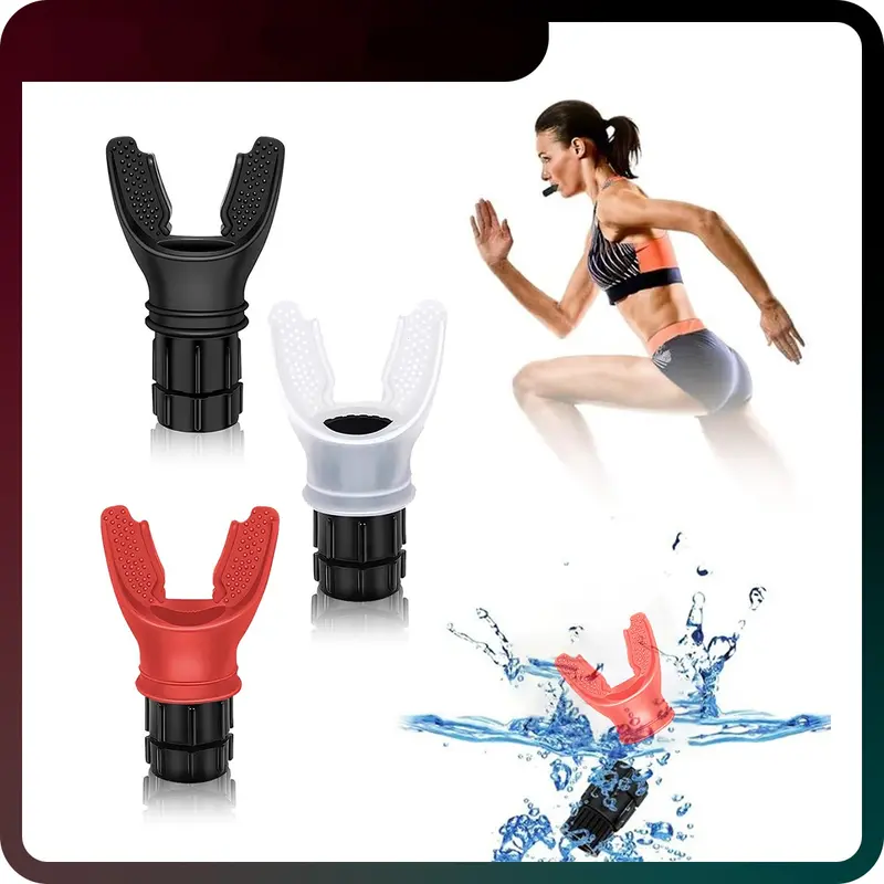 Lung Breathing Respiratory Trainer - High-Grade Silicone Fitness Equipment, Functional Training Fitness Equipment, Adjustable Resistance Workout Tool for Agility & Daily Exercises, Portable Easy-to-Clean
