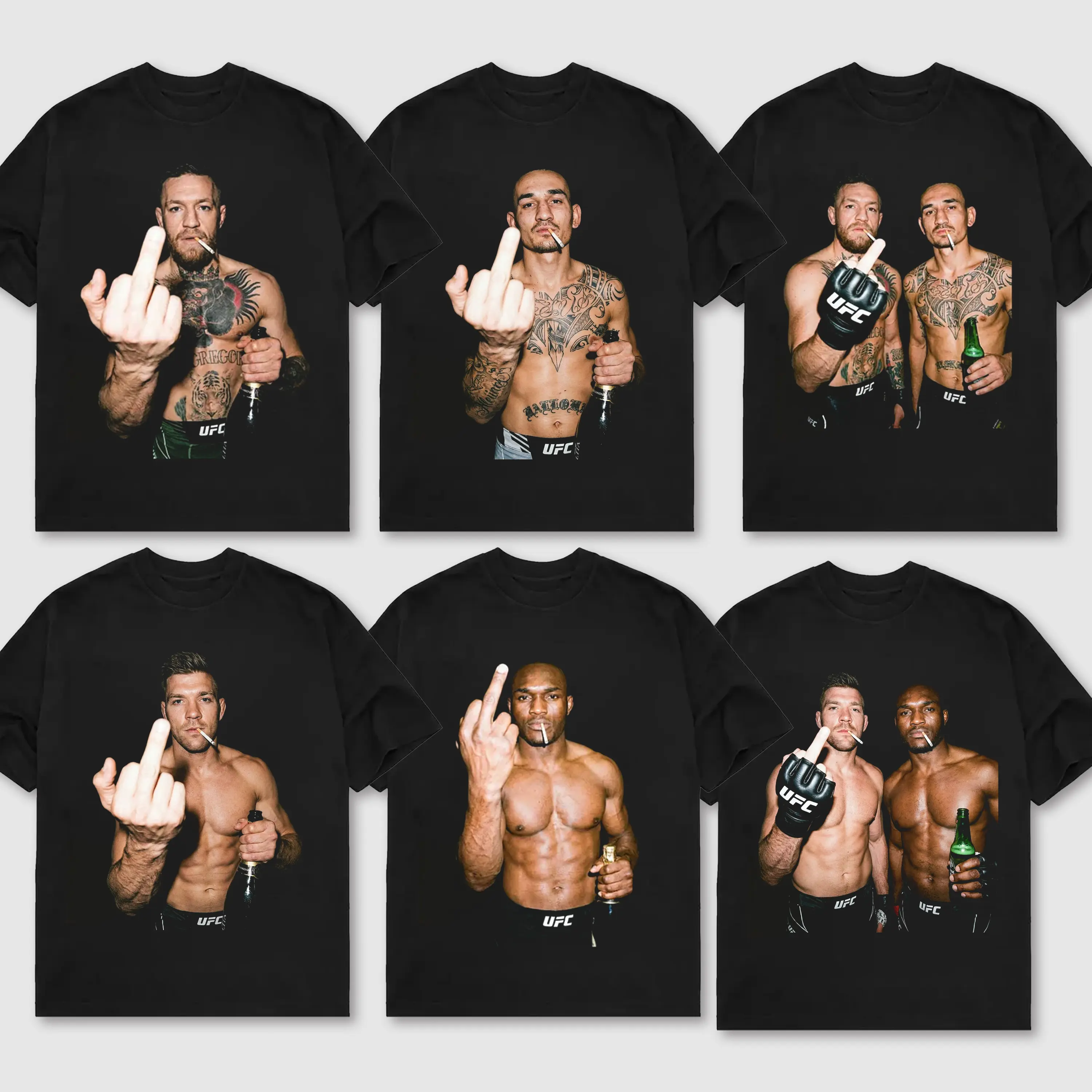 [COLLECTION] PEACHORA Conor McGregor, Max Holloway, Dricus Du Plessis, Usman Tee UFC Collection Menswear T-Shirt, Mens Unisex Cotton Short-Sleeve Round Neck T-Shirt MMA Fan Highlight Tee, Gift for Fans, Made in USA.