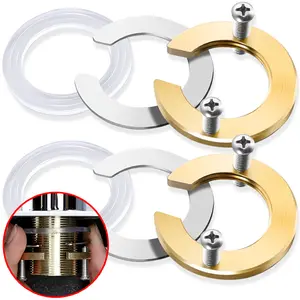 C Type Kitchen Faucet Anti-loosing Nut Cap Fastening Circlip Washer Tool Set Home Wash Basin Tap Fixing Fitting Kit Accessory