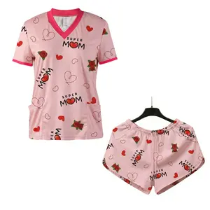 Best Mom Floral Matching Set - Mothers Day Shirts & Womens Shorts | Gift for MoM - summer outfits & graphic tee