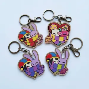 The Amazing Digital Circus Acrylic Keychains, durable and perfect for bags, keys, or as a gift.
