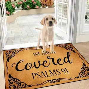 Letter Pattern Door Mat, Boho Style Non-slip Floor Mat, Rectangle Decorative Carpet for Home Living Room Bedroom Kitchen, Home Decor, Home Decorative Rug