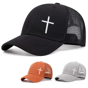 baseball cap prayer embroidered mesh trucker cap for men fashion golf cap women visor cap trucker cap