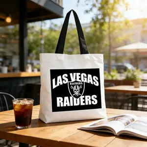 Raiders Art Print Eco-Friendly Shopping Bag, Lightweight Fashion Handbag, Suitable for Various Outing Scenarios, Creative Design, Durable