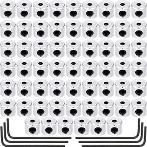 60 count Pin Keepers Locking Clasp Pin Backs Replacement with Wrench ( Color, 6 x 5 mm)