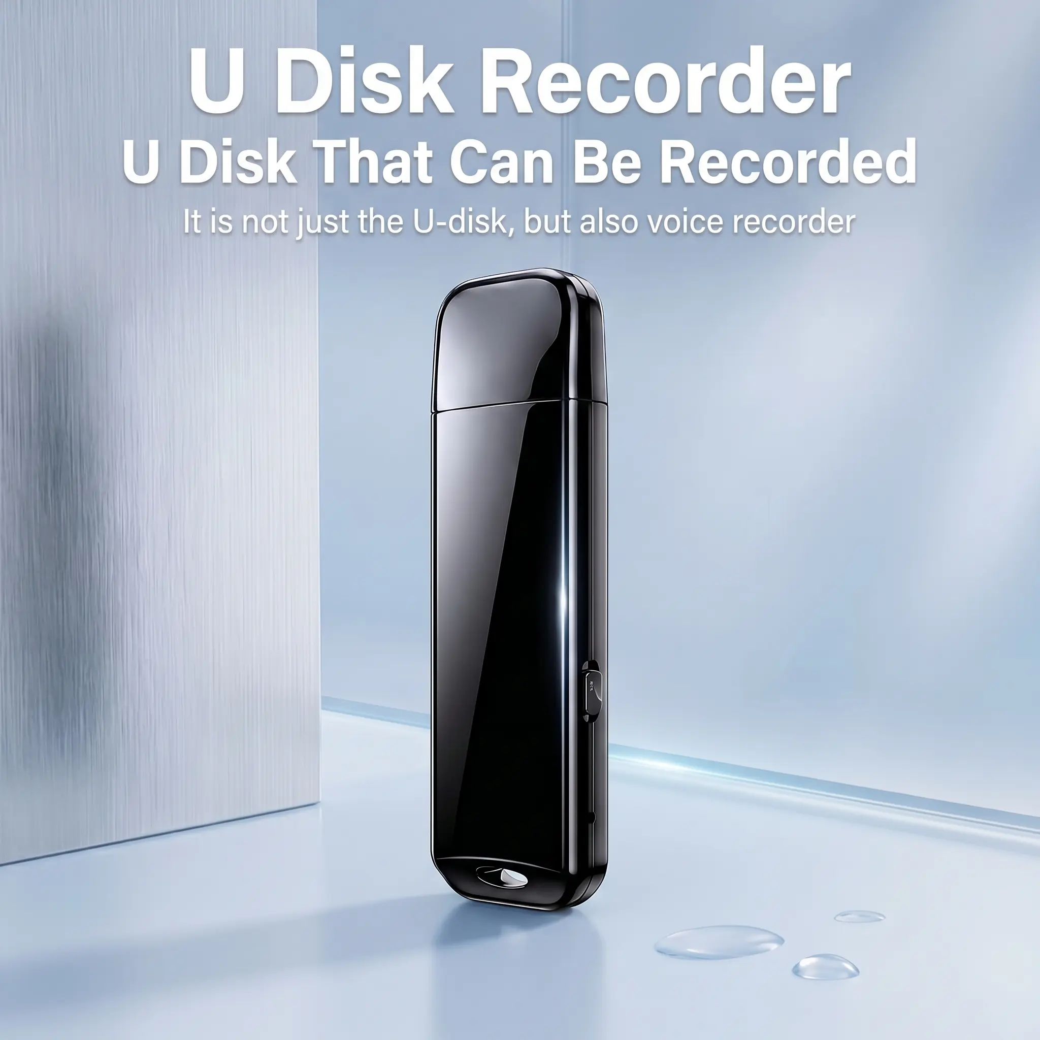Dual-Function USB Voice Recorder with Intelligent Voice Activation, Timestamp Sorting, HD Noise Reduction, Power Loss Automatic Saving for Meetings, Interviews